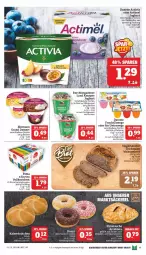 Gazetka promocyjna Marktkauf - Prospekt - Gazetka - ważna od 14.01 do 14.01.2023 - strona 11 - produkty: activia, Becher, bifi, brot, brötchen, danone, danone activia, dessert, Donut, ehrmann, eis, frucht, fruchtzwerge, joghur, joghurt, Kaiser, Käse, korn, Kornbrot, maracuja, milch, nuss, pfirsich, pizza, reis, rwe, Tasche, tee, Ti, tomate, tomaten, vollkornbrot, walnuss, ZTE