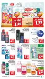 Gazetka promocyjna Marktkauf - Prospekt - Gazetka - ważna od 14.01 do 14.01.2023 - strona 19 - produkty: alpecin, Bad, bio, bruno banani, bürste, cin, colgate, colgate total, creme, eis, flasche, flüssigseife, haarspray, kneipp, LG, nivea, oder schaumfestiger, Reinigung, reis, schaumbad, schaumfestiger, Seife, shampoo, tablet, tablett, Tablette, Ti, zahnbürste, zahncreme, ZTE