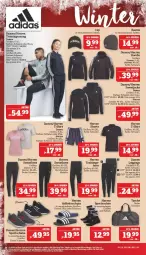 Gazetka promocyjna Marktkauf - Prospekt - Gazetka - ważna od 14.01 do 14.01.2023 - strona 34 - produkty: Adidas, Anzug, aqua, Beanie, Cap, dell, elle, gin, hose, Jacke, leggings, Mode, schuhe, shirt, shorts, socken, Sport, sportschuhe, sportsocken, Sweathose, sweatjacke, T-Shirt, Tasche, trainingsanzug