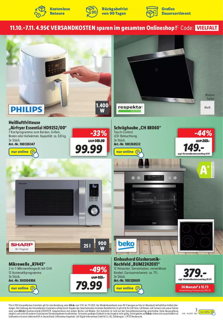 Aktueller Prospekt Lidl - Onlineshop-Highlights der Woche - von 25.10 bis 31.10.2021 - strona 3