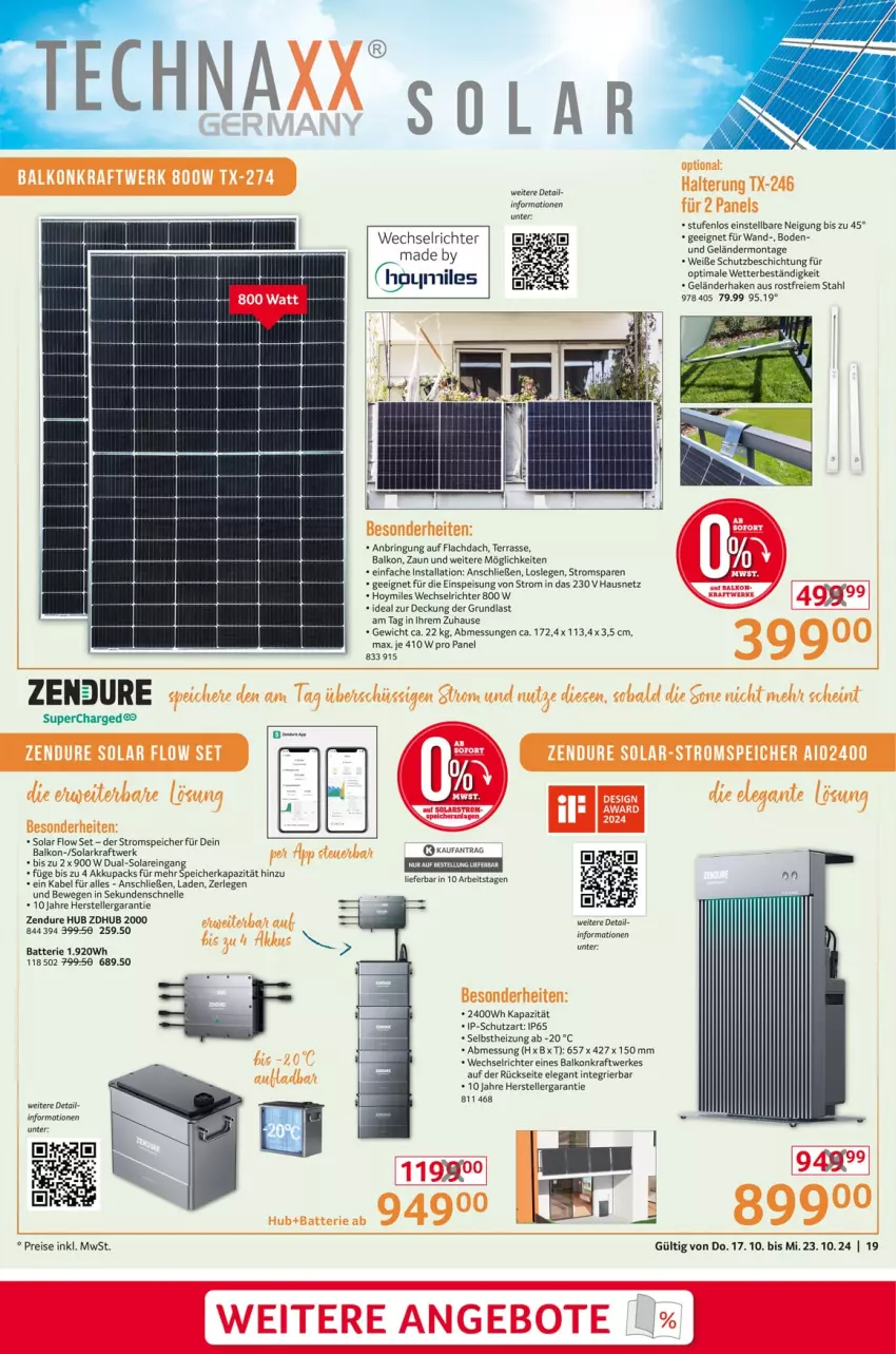 Aktueller Prospekt Selgros - Non Food - von 17.10 bis 23.10.2024 - strona 19 - produkty: akku, batterie, eis, elle, kraft, reis, ring, teller, Ti