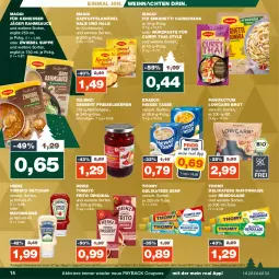 Gazetka promocyjna Real - Gazetka - ważna od 16.12 do 16.12.2023 - strona 14 - produkty: beere, beeren, beutel, Bona, brot, coupon, coupons, curry, delikatess senf, dessert, eis, erasco, gin, heinz, kartoffel, Kartoffelknödel, ketchup, Knödel, kochbeutel, maggi, maggi fix, mayonnaise, payback, reis, remoulade, sauce, senf, spaghetti, suppe, tasse, thomy, Ti, tomato ketchup, weihnachten, Yo, ZTE, zwiebel