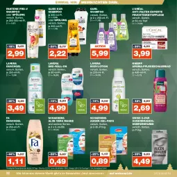 Gazetka promocyjna Real - Gazetka - ważna od 16.12 do 16.12.2023 - strona 22 - produkty: aloe vera, anti-falten experte, Bad, body, bodylotion, deo, duschgel, eis, fa duschgel, feuchtigkeitspflege, gliss, gliss kur, Guhl, kneipp, lavera, Lotion, Maske, pantene, pantene pro-v, pro-v, reis, roll-on, Schaebens, schaumbad, shampoo, shampoo oder spülung, spülung, Ti, topf, weihnachten, ZTE