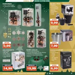 Gazetka promocyjna Real - Gazetka - ważna od 16.12 do 16.12.2023 - strona 27 - produkty: aqua, Bau, Baumschmuck, Becher, champagne, champagner, cocktail, cocktails, Cocktailshaker, decke, Deckel, edelstahl, eis, Kette, led-licht, leds, LG, lichterkette, Löffel, Messbecher, messer, Schmuck, sekt, shake, Ti, timer, wasser, wassertank, weihnachten