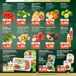 Gazetka promocyjna Real - Gazetka - ważna od 16.12 do 16.12.2023 - strona 3 - produkty: avocado, bratwurst, eis, fleisch, kartoffel, kartoffeln, limette, limetten, Mett, metten, nuggets, orange, orangen, Pomelo, reis, Ria, Romatomaten, rosen, Rosenkohl, rügenwalder, rügenwalder mühle, rum, salat, salatherzen, Schal, Schale, schnitzel, smoothie, snack, speisekartoffeln, The Vegetarian Butcher, Ti, tomate, tomaten, Vegeta, weihnachten, wurst, ZTE