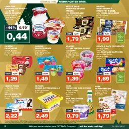 Gazetka promocyjna Real - Gazetka - ważna od 16.12 do 16.12.2023 - strona 8 - produkty: Becher, brot, brötchen, butter, Butterschmalz, coupon, coupons, creme, Croissant, croissants, danone, danone fruchtzwerge, Dany, dany sahne, eis, ente, exquisa, fitline, frucht, fruchtzwerge, joghur, joghurt, Kinder, kinder pingui, Knackige Mousse, knoblauch, landliebe, landliebe joghurt, Lätzche, malz, meggle, milch, milch-schnitte, mousse, nestlé, Ofen, payback, pingui, quark, rama, rama cremefine, reis, sahne, sahne joghurt, Schmalz, schoko, schokolade, steinofen, Ti, vanille, weihnachten, zott, ZTE