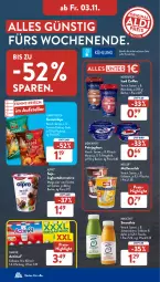 Gazetka promocyjna AldiSud - NÄCHSTE WOCHE - Gazetka - ważna od 04.11 do 04.11.2023 - strona 31 - produkty: ACC, actimel, alpro, apfel, Becher, beere, chia, chips, danone, Datteln, eis, elle, erdbeere, feinjoghurt, flasche, früchte, funny-frisch, Innocent, joghur, joghurt, johannisbeere, ketchup, mac, macchiato, mango, maracuja, milch, mövenpick, Müller, müllermilch, pfirsich, reis, smoothie, soja, Sojajoghurt, teller, Ti