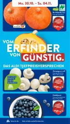Gazetka promocyjna AldiSud - NÄCHSTE WOCHE - Gazetka - ważna od 04.11 do 04.11.2023 - strona 4 - produkty: aldi, beere, beeren, bio, champignon, champignons, eis, heidelbeere, heidelbeeren, kracher, reis, Schal, Schale, Ti