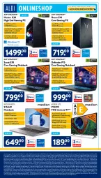 Gazetka promocyjna AldiSud - NÄCHSTE WOCHE - Gazetka - ważna od 04.11 do 04.11.2023 - strona 50 - produkty: aldi, aldi talk, alle artikel ohne dekoration, Android TV, angebot, angebote, auer, aust, Bau, computer, dekoration, deo, eis, elle, epson, erde, fernbedienung, fernseher, gaming notebook, Gaming PC, geforce, Germ, gin, gtx, hardware, Intel, kamera, Laptop, LG, medion, Medion Akoya, ndk, netflix, notebook, nvidia, pute, reis, ring, rtx, rwe, ryzen, Schal, Schale, scout, sim, Software, Spiele, ssd, Ti, uhr