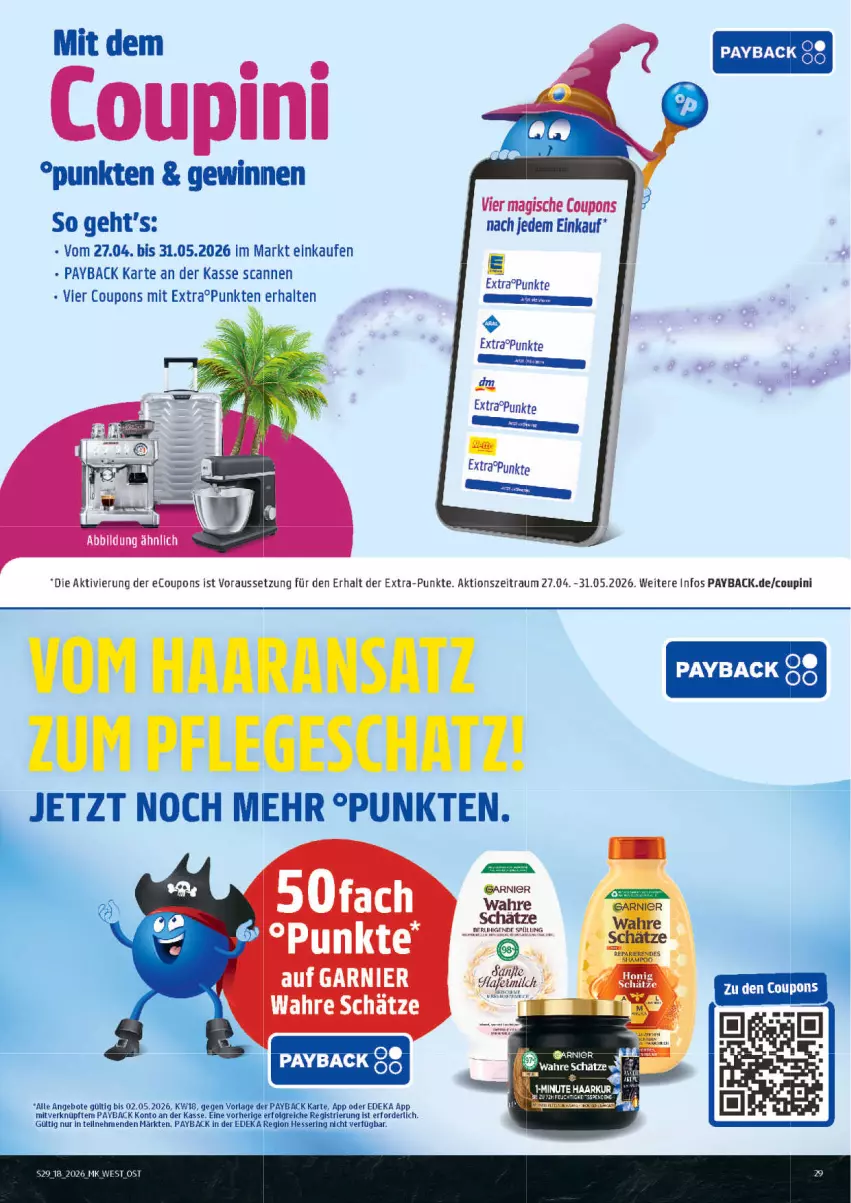 Aktueller Prospekt Marktkauf - Prospekt - von 26.04 bis 02.05.2026 - strona 29 - produkty: angebot, angebote, coupon, coupons, deka, garnier, LG, payback, ring, sim, Sofa, Ti, Wahre Schätze