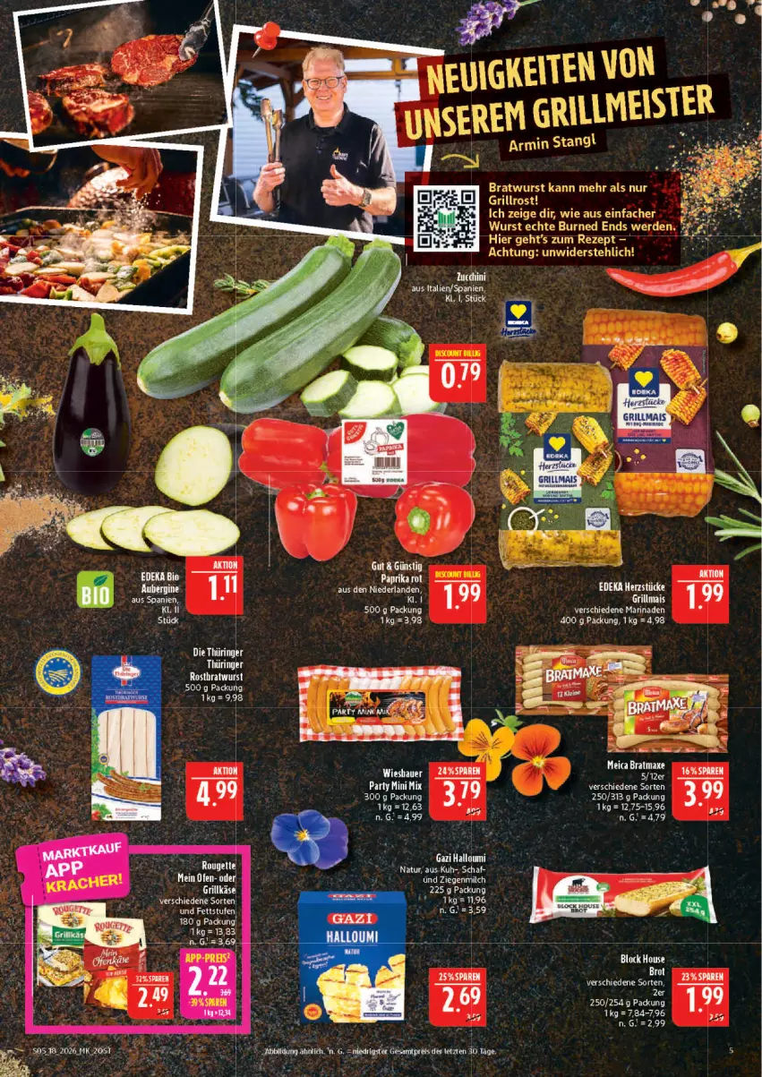 Aktueller Prospekt Marktkauf - Prospekt - von 26.04 bis 02.05.2026 - strona 5 - produkty: bio, deka, edeka bio, eis, erde, grill, grillrost, marinade, Meister, milch, natur, Ofen, Ti, wurst