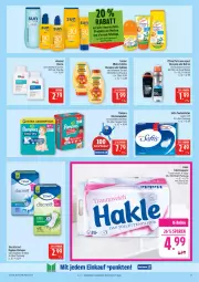 Gazetka promocyjna Marktkauf - Prospekt - Gazetka - ważna od 02.05 do 02.05.2026 - strona 27 - produkty: deo, deospray, Discreet, dusche, eis, flasche, garnier, hakle, hakle toilettenpapier, Lotion, pampers, papier, reis, roll-on, Roller, shampoo, shampoo oder spülung, spülung, Tasche, taschen, taschentücher, Ti, toilettenpapier, tücher, Wahre Schätze, windeln, ZTE