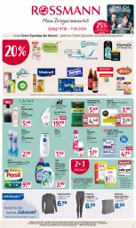 Gazetka promocyjna Rossmann - Prospekte - Gazetka - ważna od 11.10 do 11.10.2024 - strona 1 - produkty: alterra, angebot, angebote, auer, bestpreis, Cap, coupon, deo, deo roll-on, deospray, deospray 150 ml, dolce gusto, dusche, Eau de parfum, eau de toilette, eau de toilette 100 ml, eis, elle, Engel, Facelle, filterkaffee, gin, haarspray, hipp, Hygiene-Pants, jacobs, jacobs krönung, kaffee, kosmetik, leggings, magazin, megaperls, Nescafé, nivea, oder deo roll-on, oder schaumfestiger, Pants, parfum, persil, persil waschmittel, reis, roll-on, schaumfestiger, shirt, spartipp, spee, Thermoleggings, Ti, waschmittel, windeln