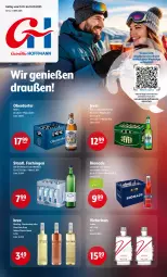 Gazetka promocyjna Getraenke Hoffmann - Prospekte - Gazetka - ważna od 18.01 do 18.01.2025 - strona 1 - produkty: angebot, angebote, bier, bio, bionade, bree, chardonnay, decke, eis, eistee, elle, jever, limo, limonade, nuss, Pinot, pinot noir, riesling, Staatl. Fachingen, tee, Ti, vodka, wasser