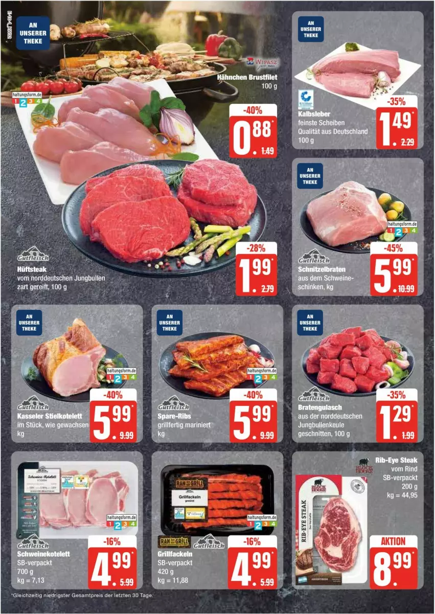 Aktueller Prospekt Edeka - Prospekte - von 05.08 bis 10.08.2024 - strona 10 - produkty: eis, ente, grill, gulasch, hüftsteak, LG, reis, steak, Ti, ZTE