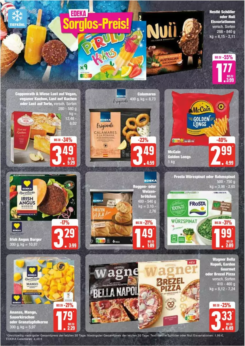 Aktueller Prospekt Edeka - Prospekte - von 05.08 bis 10.08.2024 - strona 14 - produkty: eis, mango, nuii, reis, Schöller, tee, Ti, ZTE