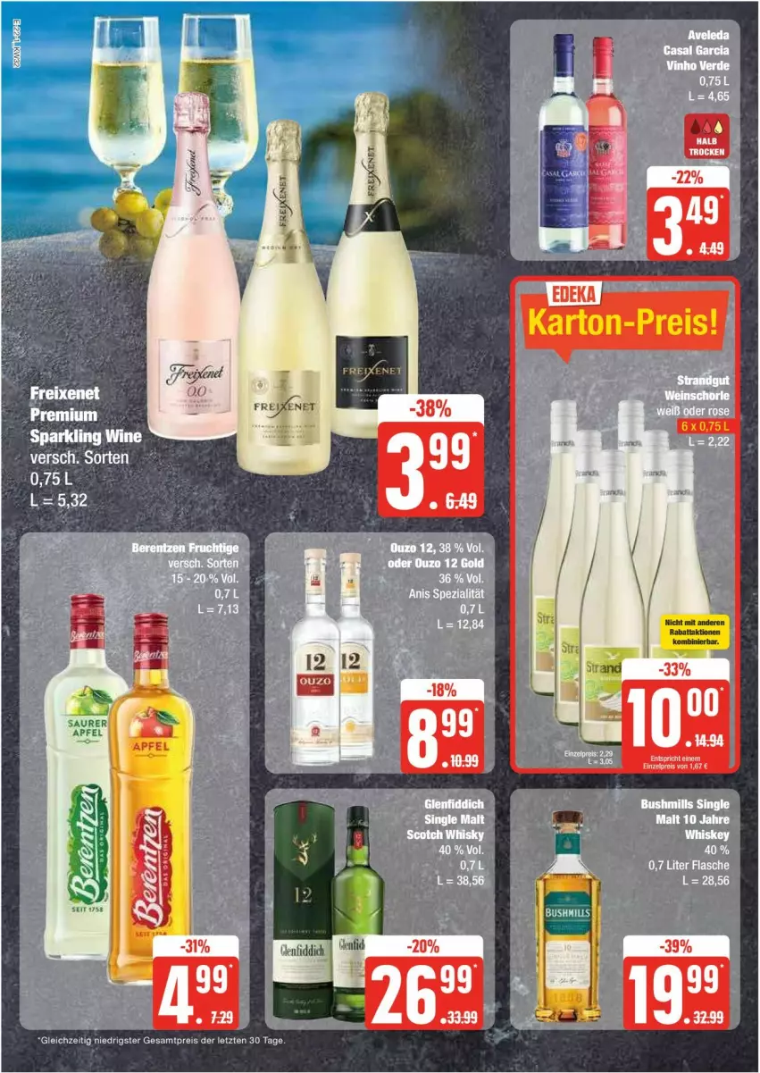 Aktueller Prospekt Edeka - Prospekte - von 05.08 bis 10.08.2024 - strona 22 - produkty: eis, flasche, reis, Ti, ZTE