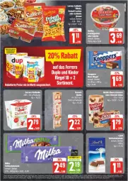 Gazetka promocyjna Edeka - Prospekte - Gazetka - ważna od 10.08 do 10.08.2024 - strona 19 - produkty: deka, knoppers, LG, lindt, lorenz, nuss, riegel, saltletts, schoko, schokolade, tafelschokolade