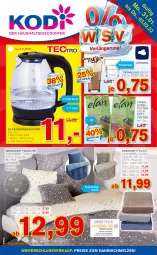 Gazetka promocyjna Kodi - Prospekte - Gazetka - ważna od 03.02 do 03.02.2022 - strona 1 - produkty: auto, beleuchtung, bett, Betttuch, bettwäsche, cashmere, eis, elle, ente, glas-wasserkocher, Kocher, led-beleuchtung, reis, Schal, spannbetttuch, Streufutter, teller, Ti, trinkglas, tuc, wasser, wasserkocher, wendebettwäsche