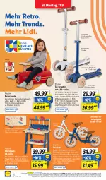 Gazetka promocyjna Lidl - Aktionsprospekt - Gazetka - ważna od 16.09 do 16.09.2023 - strona 18 - produkty: angebot, auto, Bank, beleuchtung, dell, eis, elle, Holz, HP, Kugel, latte, Laufrad, led-beleuchtung, Mode, ndk, reifen, reis, Schal, Schale, schrauben, scooter, Ti, tisch, tischplatte, ZTE