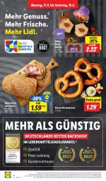 Gazetka promocyjna Lidl - Aktionsprospekt - Gazetka - ważna od 16.09 do 16.09.2023 - strona 4 - produkty: angebot, brezel, brot, coupon, daim, eis, lebensmittel, LG, Meister, milka, Muffin, nuss, Rauch, reis, Ti