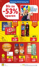 Gazetka promocyjna Lidl - Aktionsprospekt - Gazetka - ważna od 16.09 do 16.09.2023 - strona 52 - produkty: Cap, cappuccino, cin, drink, krüger, margarine, ndk, nestlé, pepsi, Schal, Schale, Ti, vita