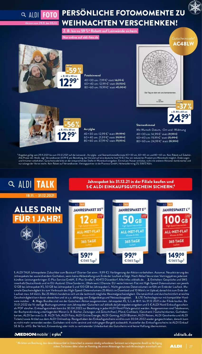 Aktueller Prospekt Aldi Nord - Aldi-Aktuell - von 29.11 bis 04.12.2021 - strona 27