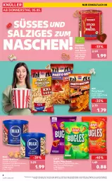 Gazetka promocyjna Kaufland - Spezielle Angebote - Gazetka - ważna od 11.05 do 11.05.2022 - strona 4 - produkty: angebot, beutel, bio, brezel, bugles, erdnüsse, huober, jumbo, lack, lay's, mais, nacho, nacho cheese, paprika, salz, snack, snacks, sour cream, Ti, ZTE