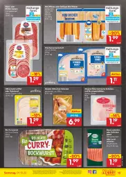 Gazetka promocyjna Netto Marken-Discount - Filial-Angebote - Gazetka - ważna od 01.10 do 01.10.2022 - strona 15 - produkty: angebot, auer, aufschnitt, Bau, Bauer, Bauernschinken, bestpreis, bio, brustfilet, curry, currywurst, eis, filet, frischwurst-aufschnitt, Geflügel, gin, hähnchenbrust, hähnchenbrustfilet, henkel, Käse, landschinken, nuss, pfeffer, pute, putenbrust, reis, salami, sauce, schenkel, schinken, schinkenspeck, Speck, Spezi, Ti, wiener, wurst, ZTE