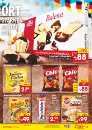 Gazetka promocyjna Netto Marken-Discount - Filial-Angebote - Gazetka - ważna od 01.10 do 01.10.2022 - strona 19 - produkty: Amber, angebot, bestpreis, chio chips, chips, eis, Knödel, lambertz, maggi, meica, pfanni, reis, suppe, suppen, Ti, würstchen, ZTE