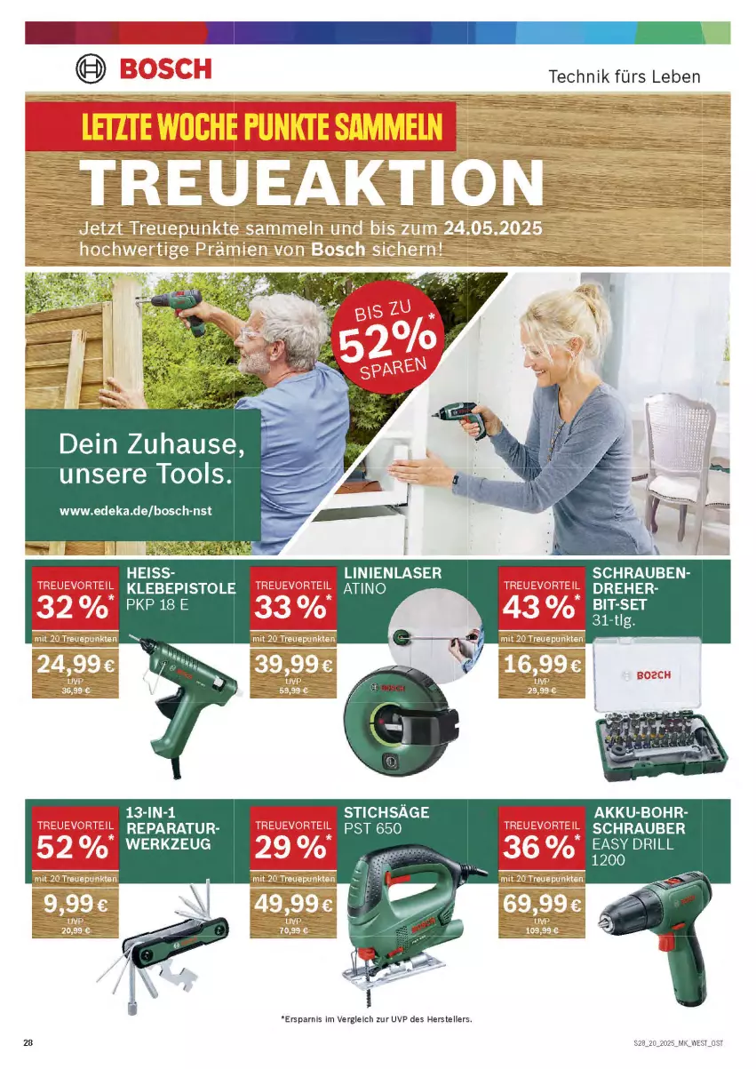 Aktueller Prospekt Marktkauf - Prospekt - von 11.05 bis 17.05.2025 - strona 28 - produkty: akku, bosch, deka, elle, säge, schrauben, stichsäge, teller, Ti, werkzeug