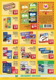 Gazetka promocyjna Marktkauf - Prospekt - Gazetka - ważna od 17.05 do 17.05.2025 - strona 23 - produkty: aktionspreis, Becher, bohne, bohnen, caffe, chips, choclait chips, choco crossies, cola, coupon, coupons, crossies, deka, eis, erde, ferrero, frucht, fruchtgummi, hanuta, jacobs, jacobs tassimo, kaugummi, keks, kekse, Kinder, kinder bueno, kuchen, lindt, milka, mövenpick, nuss, oreo, reis, schoko, schokolade, sim, sofortrabatt, tassimo, Ti, trolli, ZTE