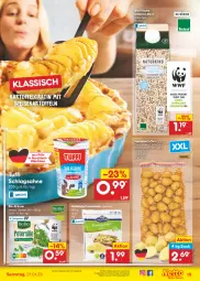 Gazetka promocyjna Netto Marken-Discount - Filial-Angebote - Gazetka - ważna od 21.01 do 21.01.2023 - strona 19 - produkty: angebot, bestpreis, bio, eis, emmentaler, goldsteig, kartoffel, kartoffeln, kräuter, LG, milch, reis, sac, sahne, schlagsahne, speisekartoffeln, Ti, ZTE