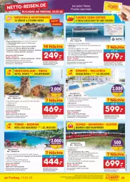 Gazetka promocyjna Netto Marken-Discount - Filial-Angebote - Gazetka - ważna od 21.01 do 21.01.2023 - strona 29 - produkty: angebot, aqua, asti, balkonkabine, Berger, bett, Betten, buch, dusche, eimer, eis, fanta, getränk, getränke, gsw, kreuzfahrten, LG, lion, monte, pool, pril, reis, reiseveranstalter, reiseverlauf, rel, rum, telefon, Ti, uhr, ZTE