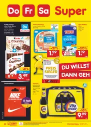 Gazetka promocyjna Netto Marken-Discount - Filial-Angebote - Gazetka - ważna od 21.01 do 21.01.2023 - strona 30 - produkty: alkohol, aufschnitt, bestpreis, eis, getränk, haltbare milch, Kinder, kinder bueno, kinder country, malz, milch, ndk, Paula, paulaner, reis, salami, Spezi, Ti, vita, vitamalz