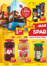 Gazetka promocyjna Netto Marken-Discount - Filial-Angebote - Gazetka - ważna od 21.01 do 21.01.2023 - strona 4 - produkty: apfel, apfelmus, auer, bestpreis, eis, gewürz, Gewürzgurke, gewürzgurken, gurke, gurken, kaffee, kaffeepads, kirsch, kirsche, kirschen, leine, natur, ndk, reis, sauerkirschen, Ti, zucker