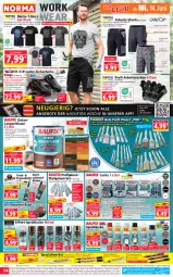 Gazetka promocyjna Norma - Norma - Gazetka - ważna od 19.06 do 19.06.2023 - strona 14 - produkty: angebot, angebote, Arbeitssocken, arla, Bau, baumwolle, Bebe, braun, Clogs, creme, decke, eis, Elan, elle, fenster, gin, Holz, HP, Kette, kleber, kraft, lack, lack matt, Lacke, lebensmittel, LG, milch, ndk, nuss, perla, Pinsel, Pinselset, reifen, reis, Ria, shirt, shorts, socken, Spezi, Spezialmarker, Sprühlack, T-Shirt, Tasche, taschen, tee, Ti, Tiere, tisch, wasser, Weißlack, wolle, ZTE