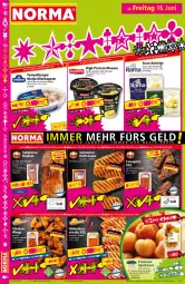 Gazetka promocyjna Norma - Norma - Gazetka - ważna od 19.06 do 19.06.2023 - strona 16 - produkty: aprikose, aprikosen, Becher, braten, burger, cevapcici, chicken wings, cola, eis, filet, fleisch, früchte, gewürz, grill, Hähnchensteak, hähnchensteaks, haselnuss, hüftsteak, hüftsteaks, lebensmittel, matjes, Matjesfilet, mousse, nuss, olive, oliven, olivenöl, paprika, Rauch, regal, reis, rind, saft, schwein, schweine, schweinerücken, steak, steaks, Ti, tiefpreis, tisch, wein, weine