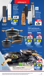 Gazetka promocyjna Lidl - Aktionsprospekt - Gazetka - ważna od 13.01 do 13.01.2024 - strona 29 - produkty: angebot, batterie, batterien, beleuchtung, brie, coupon, decke, Deckel, edelstahl, eier, eis, ernesto, flasche, grill, Grillpfanne, herdarten, ilag, isolierflasche, LG, Ofen, pfanne, pfeffer, Pfeffermühle, reis, salz, silvercrest, spülmaschinen, stielkasserolle, Ti, topf, weck, ZTE