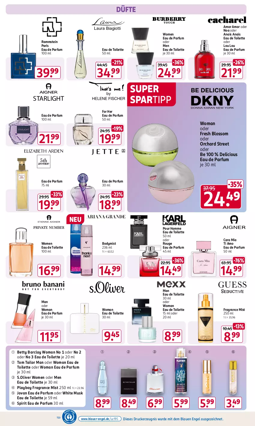 Aktueller Prospekt Rossmann - Prospekte - von 30.09 bis 04.10.2024 - strona 4 - produkty: auer, bett, body, drucker, Eau de parfum, eau de parfum 30 ml, eau de parfum 50 ml, eau de toilette, eau de toilette 100 ml, eau de toilette 30 ml, eau de toilette 50 ml, Engel, kerze, laura biagiotti, olive, parfum, Playboy, rouge, s.oliver, spartipp, starlight, Ti, tom tailor