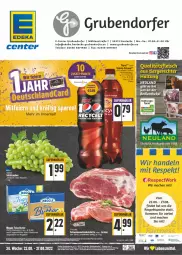 Gazetka promocyjna E Center - Angebote der Woche - Gazetka - ważna od 27.08 do 27.08.2022 - strona 1 - produkty: angebot, braten, butter, decke, deka, ente, erde, joghur, joghurt, kotelett, lebensmittel, LG, mac, nackenkoteletts, Ria, saft, salz, schwein, schweine, schweinenacken, Streichzart, tafeltrauben, tee, telefon, Ti, trauben, uhr, wein, weine