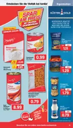 Gazetka promocyjna Famila - Prospekte - Gazetka - ważna od 21.10 do 21.10.2023 - strona 13 - produkty: beutel, champignon, champignons, chips, decke, eis, erbsen, flasche, gemüsemais, hartweizen, küstengold, mais, mehl, möhren, nudel, nudeln, reis, sauce, saucen, type 405, weizenmehl, würstchen, ZTE