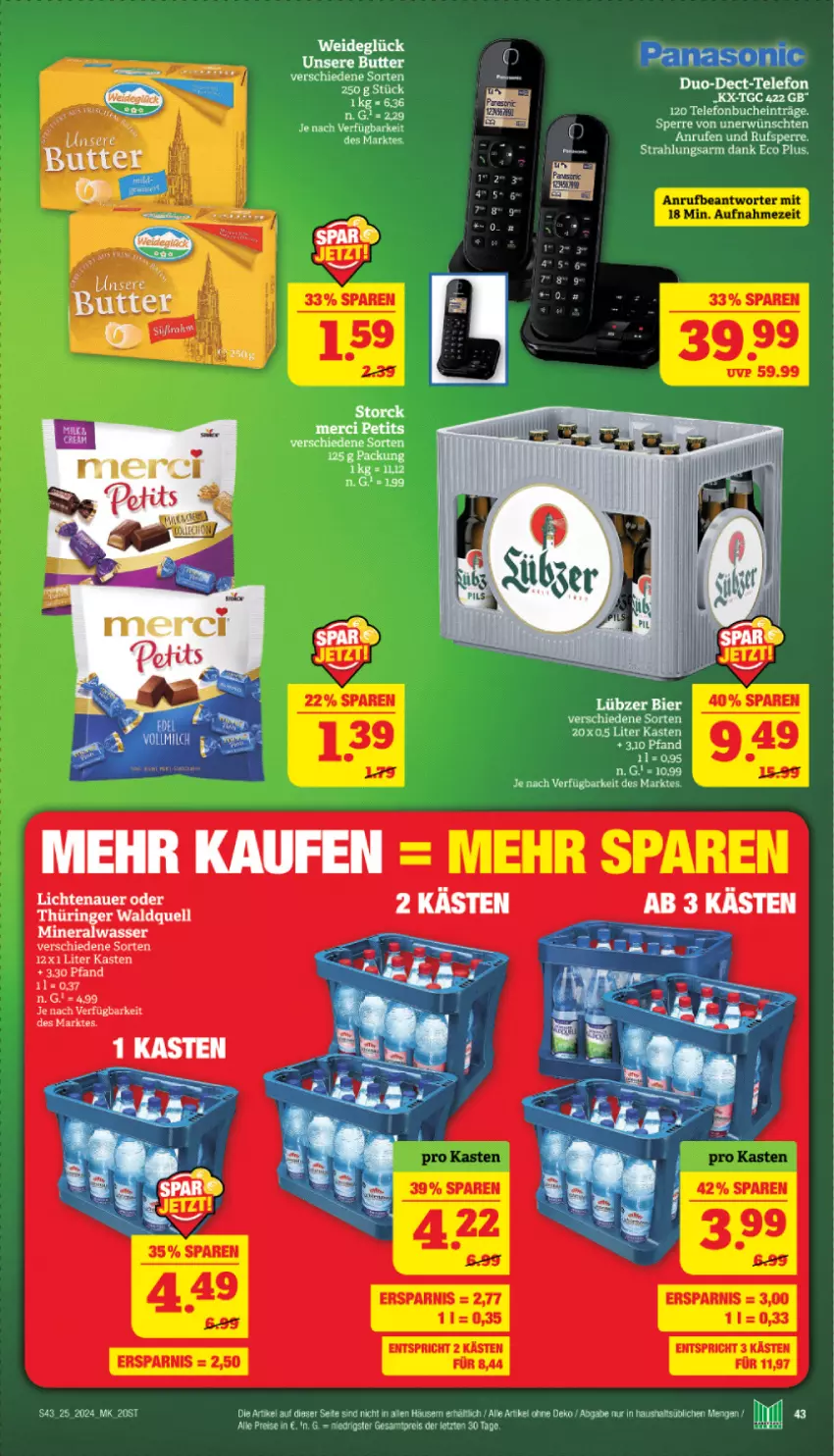 Aktueller Prospekt Marktkauf - Prospekt - von 16.06 bis 22.06.2024 - strona 43 - produkty: Alwa, butter, eis, ente, mineralwasser, reis, telefon, Ti, wasser, ZTE