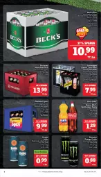 Gazetka promocyjna Marktkauf - Prospekt - Gazetka - ważna od 22.06 do 22.06.2024 - strona 8 - produkty: alkohol, coca-cola, cola, eis, fanta, flasche, getränk, limo, limonade, malz, monster, Paula, paulaner, reis, schweppes, Spezi, tee, Ti, uhr, ZTE