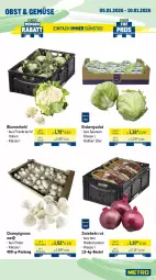 Gazetka promocyjna Metro - Wochen-Angebote - Gazetka - ważna od 10.01 do 10.01.2026 - strona 9 - produkty: avocado, Becher, beutel, blume, blumen, blumenkohl, champignon, champignons, eis, eisbergsalat, guacamole, küche, Küchen, mac, obst, reis, Ria, salat, Ti, tiefpreis, zwiebel, zwiebeln