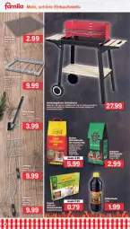 Gazetka promocyjna Famila - Prospekte - Gazetka - ważna od 02.04 do 02.04.2022 - strona 4 - produkty: anzünder, buch, bürste, fisch, grill, grill-holzkohle, grillanzünder, grillfläche, Holz, holzkohle, holzkohlegrill, Kamin, Kohlegrill, korb, sac, schwamm, Ti, tisch