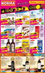 Gazetka promocyjna Norma - Norma - Gazetka - ważna od 11.09 do 11.09.2023 - strona 5 - produkty: amaro, Bau, beere, beeren, brombeere, brombeeren, creme, cuvée, eis, eiskaffee, ente, erdnuss, flasche, fleisch, frucht, früchte, früchten, getränk, getränke, getränkepulver, gin, hyaluron, kaffee, kakao, Käse, kraft, kräuter, kräuterlikör, Lambrusco, likör, Luftgetrocknete Salami, mac, messer, milch, monte, nero, nudel, nuss, passo, pasta, pfanne, primitivo, reifen, reis, riegel, saft, salami, schoko, schokolade, shampoo, sim, Spezi, spinat, Sprudel, Ti, tisch, torte, tortellini, trauben, waffeln, wasser, wein, weine, Wild