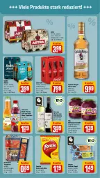 Gazetka promocyjna Rewe - Prospekte - Gazetka - ważna od 13.01 do 13.01.2024 - strona 7 - produkty: apfel, Astra, bio, Cap, captain morgan, chardonnay, coca-cola, cola, frucht, gin, Käse, mais, merl, merlot, riegel, rotkohl, saft, snack, teigwaren, Ti, valensina, vita