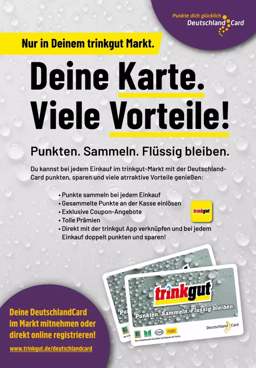 Aktueller Prospekt Trinkgut - Prospekte - von 15.04 bis 20.04.2024 - strona 2 - produkty: angebot, angebote, coupon, deutschland card, deutschlandcard, Ti