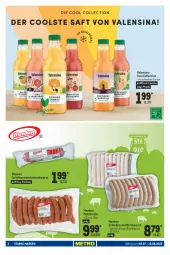 Gazetka promocyjna Metro - Starke Marken - Gazetka - ważna od 10.08 do 10.08.2022 - strona 2 - produkty: bratwurst, flasche, grill, grillbratwurst, Mett, metten, Mettenden, mettwurst, schinken, schwein, schweine, Ti, valensina, wein, weine, wurst, zwiebel, zwiebelmettwurst